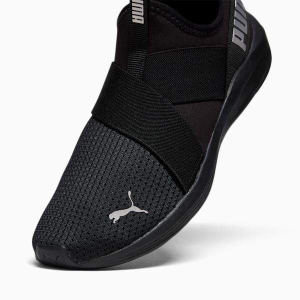 Zapatos de entrenamiento para mujeres sin cordones Prowl, Puma Black, extralarge